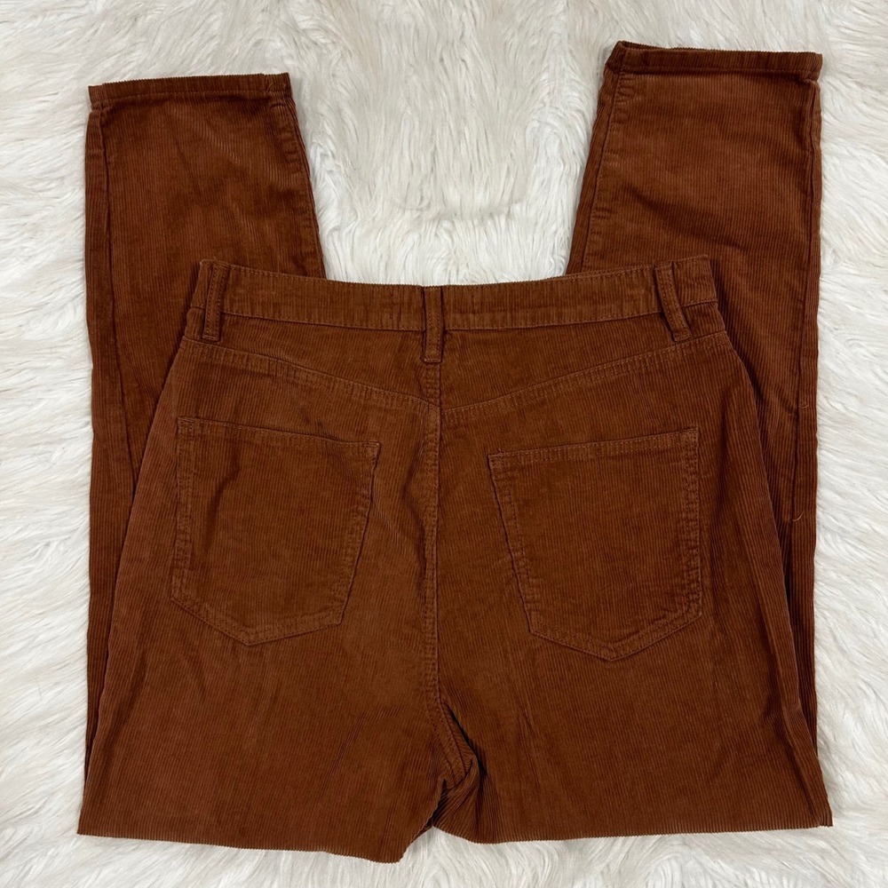 Indigo Rising Rust Brown Corduroy High Rise Straight Leg Pants 9/29 - Picture 5 of 7